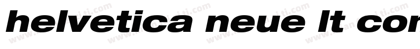 helvetica neue lt com 95 black字体转换